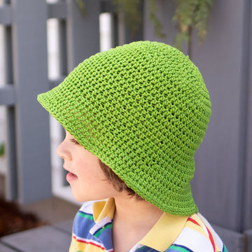 Kid's Cotton Bucket Hat Crochet Pattern