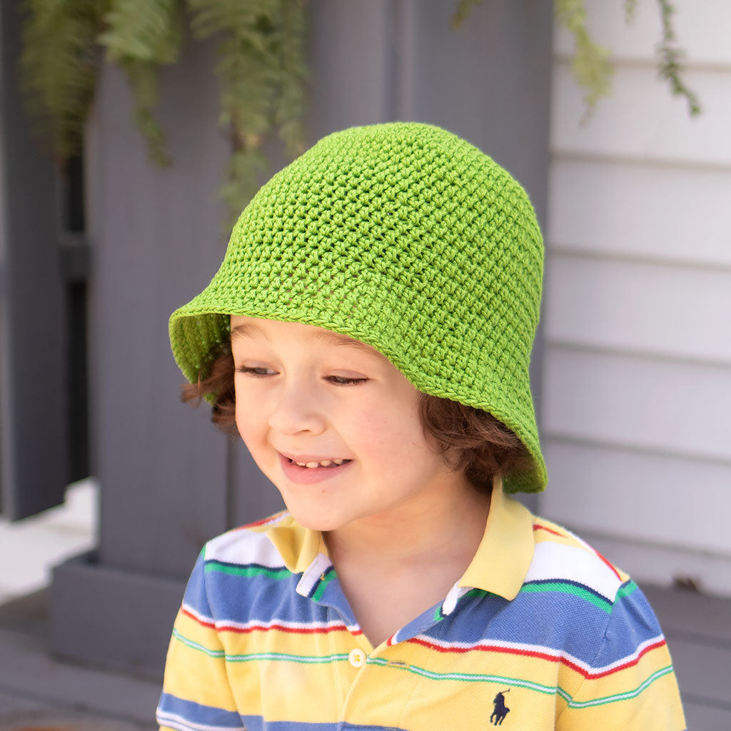 Kid's Cotton Bucket Hat Crochet Pattern
