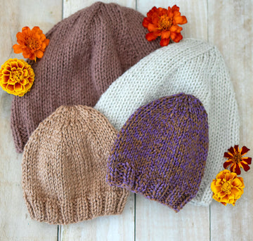 Flat Knit Baby Hat Premie Through Toddler Sizes